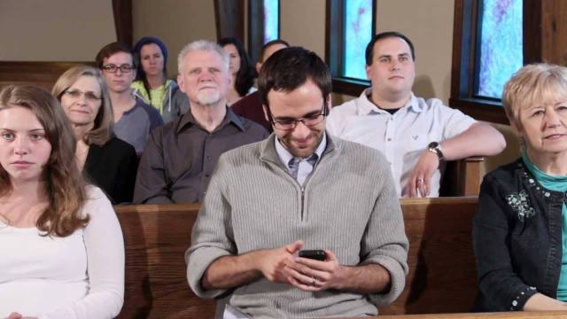 Just because your kid’s on his phone doesn’t mean he isn’t praying