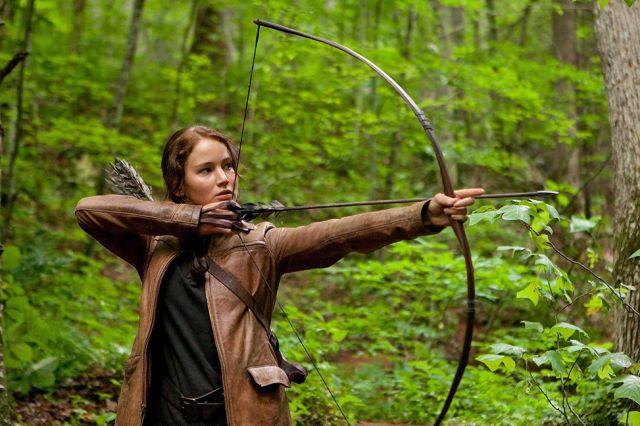 Jennifer Lawrence stars in the film adaptation of 'The Hunger Games' series. Credit: Lionsgate
