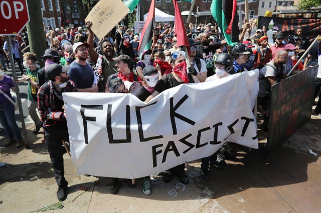 According to some on the Left, nearly everyone, everywhere is enabling or encouraging fascism. Credit: Chip Somodevilla / Getty