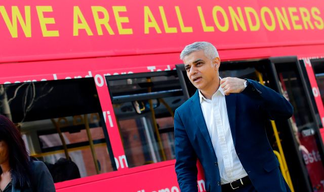 Mayor of London, Sadiq Khan. Credit: TOLGA AKMEN / AFP / Getty Images