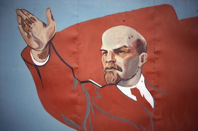 Mural of Vladimir Lenin. Credit: Shepard Sherbell/CORBIS SABA/Corbis via Getty Images