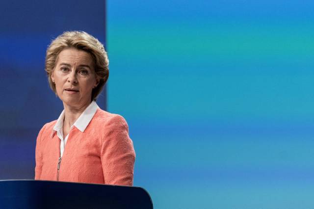 European Commission President German Ursula von der Leyen. Credit: Kenzo Tribouillard/ AFP / Getty