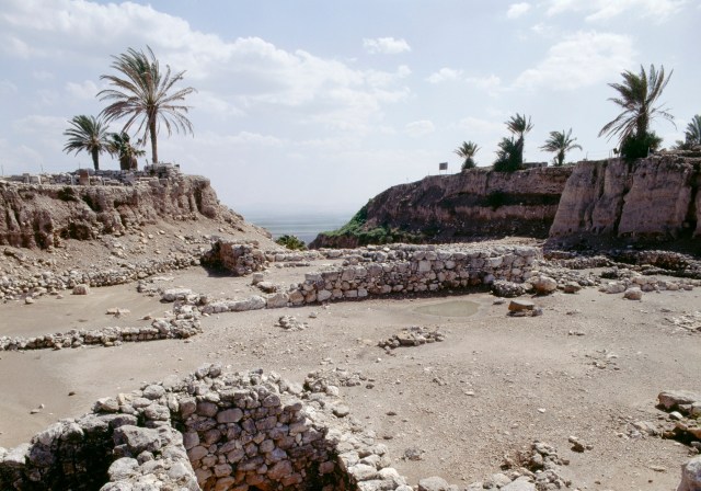 The ancient city of Megiddo, Israel. (Photo by DeAgostini/Getty Images)