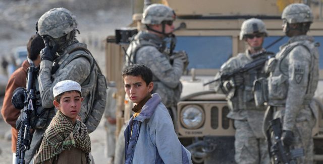 The goal of both President's was exactly the same: withdraw American forces from Afghanistan. Credit: Getty 