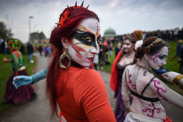 The Beltane Fire Society is a reminder of Scotland's pagan past. Credit: Jeff J Mitchell/Getty Images)
