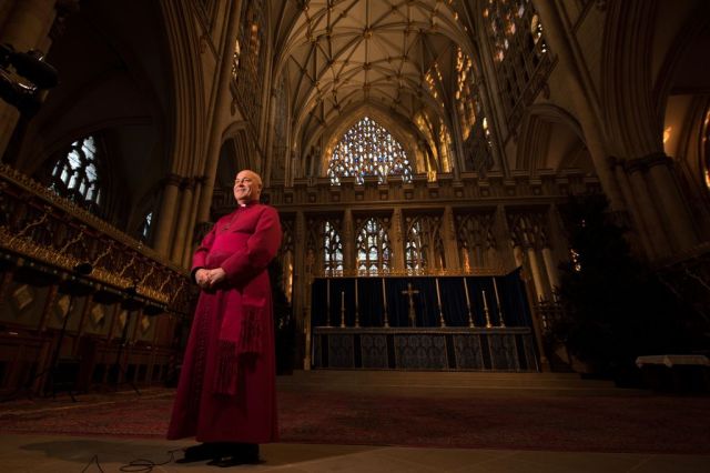 Could Bishop Cottrell save the church from the management department. Photo by OLI SCARFF/AFP via Getty Images