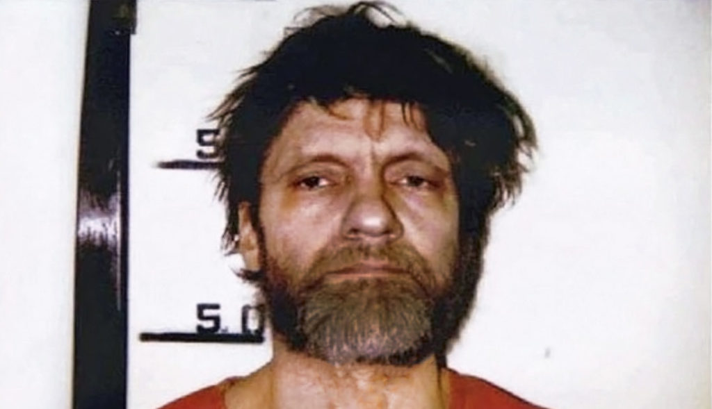 Theodore John Kaczynski, also known as the Unabomber, is still alive. He was a maths prodigy who abandoned academia in 1969. He moved to a remote cabi