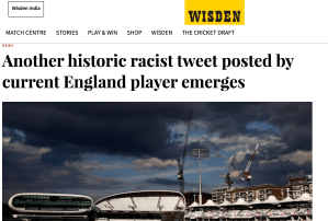 Farewell then Wisden, my sanctuary from the culture war