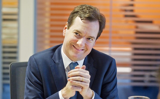 George Osborne knows his place. Simon Dawson-Pool/Getty