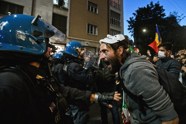 when people are frightened, they can be easily controlled. Credit: Piero Cruciatti/AFP via Getty