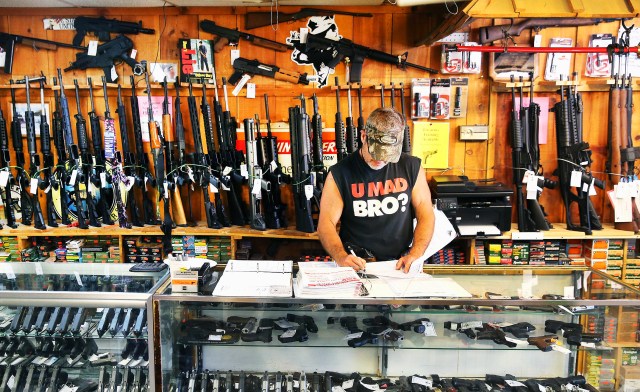 'I’m armed like a conservative despite my liberal values' (Scott Olson/Getty Images)