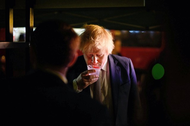 Definitely not a Christmas party (Leon Neal/Getty Images)