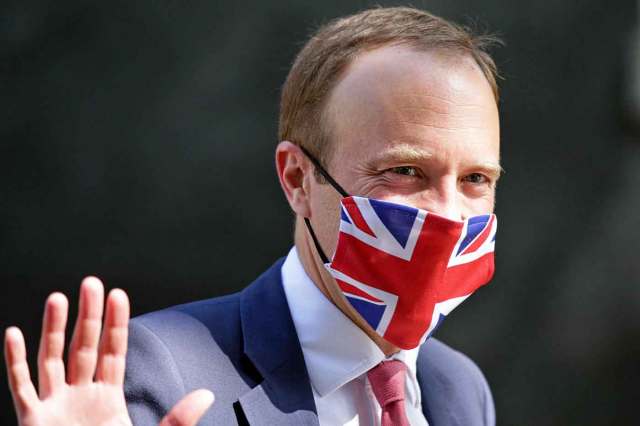 Matt Hancock failed to understand the limitations of science. Credit: David Cliff/Anadolu Agency via Getty