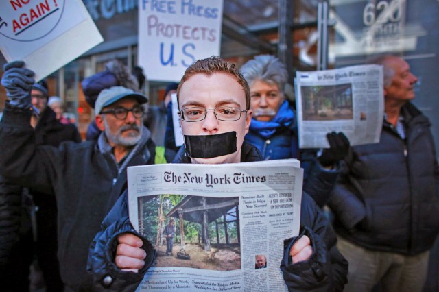 What's a free press without journalists?(KENA BETANCUR/AFP via Getty Images)
