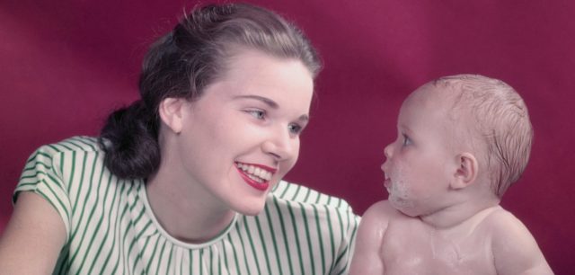Maternal instinct is real. Constance Bannister Corp/Getty Images