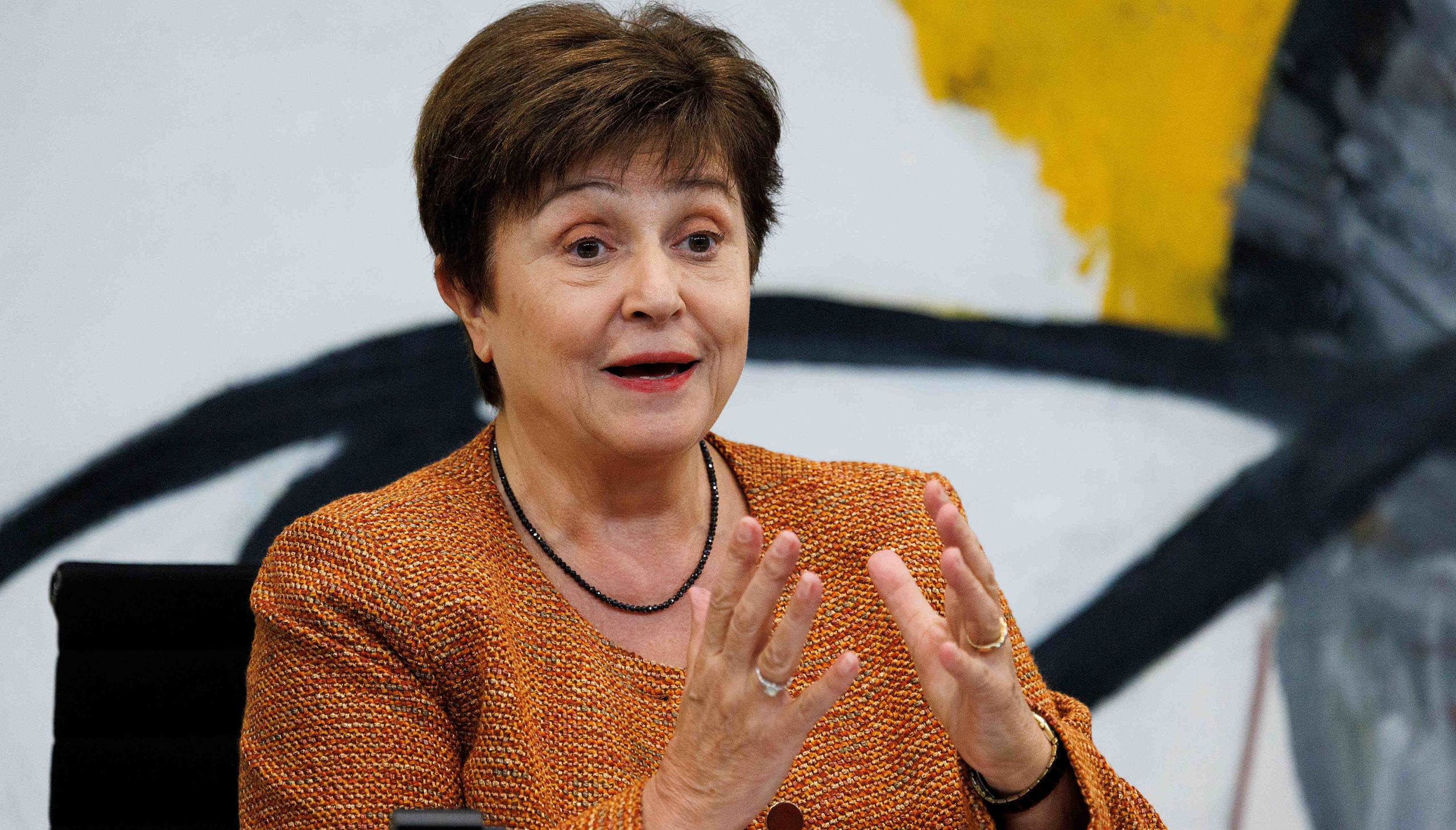 Managing director of the IMF, Kristalina Georgieva. Credit: Getty.