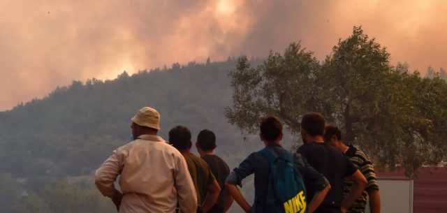 Love among the Greek wildfires