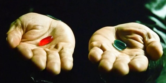 The Matrix – a Gnostic parable? (Credit: The Matrix/Warner Bros.) 