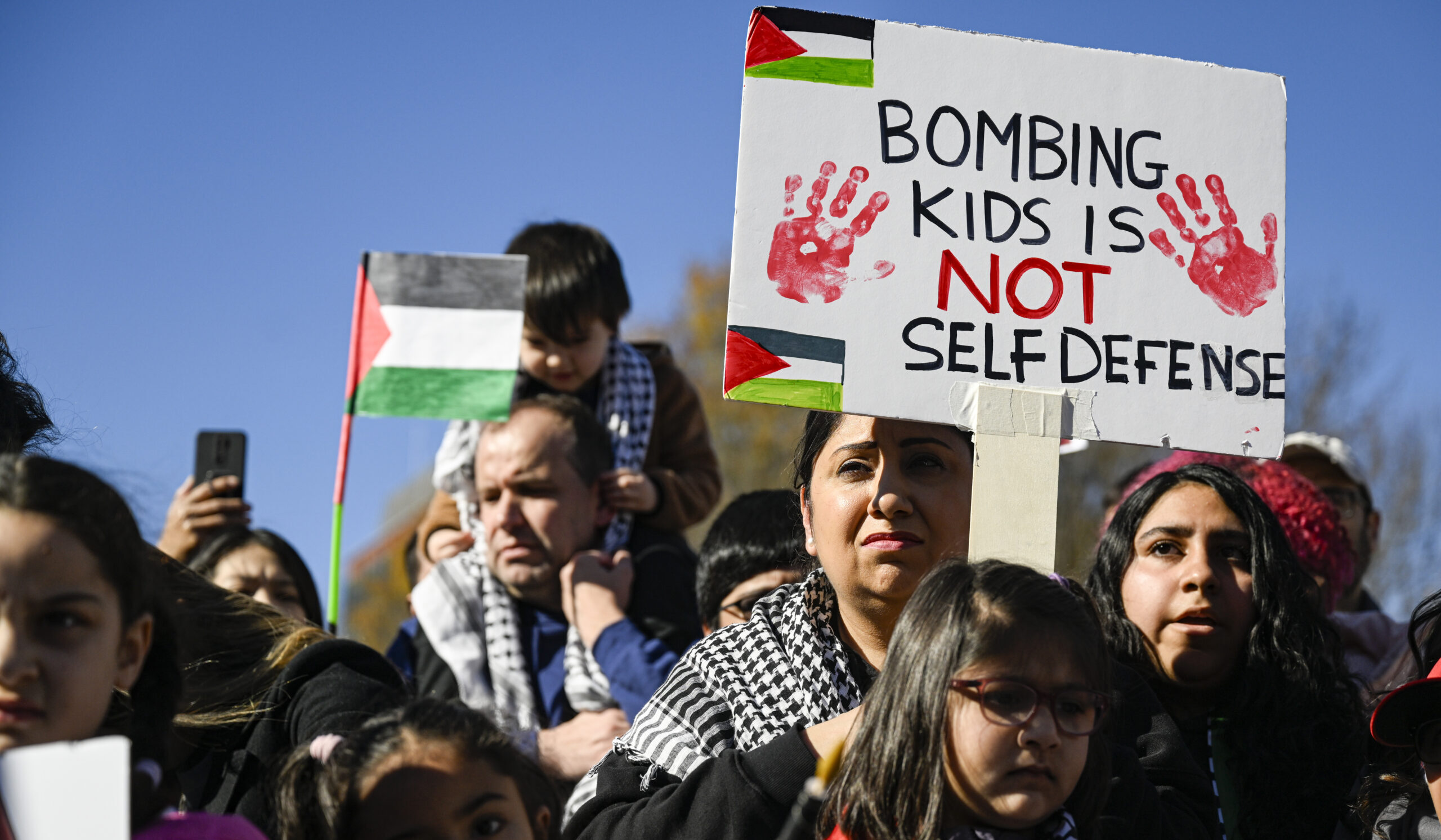 A march in Washington D.C. in support of Palestine last month. Credit: Getty