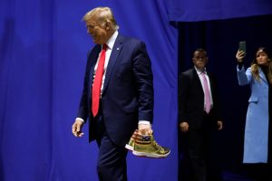 Trump's Sneaker Con appearance is a challenge to Biden