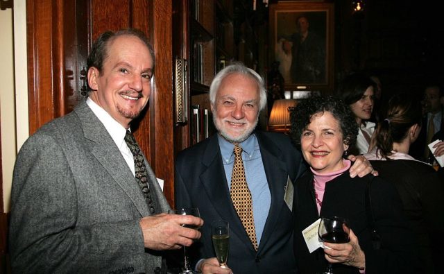 Otto Penzler, centre. (Jimi Celeste/Patrick McMullan via Getty Images)