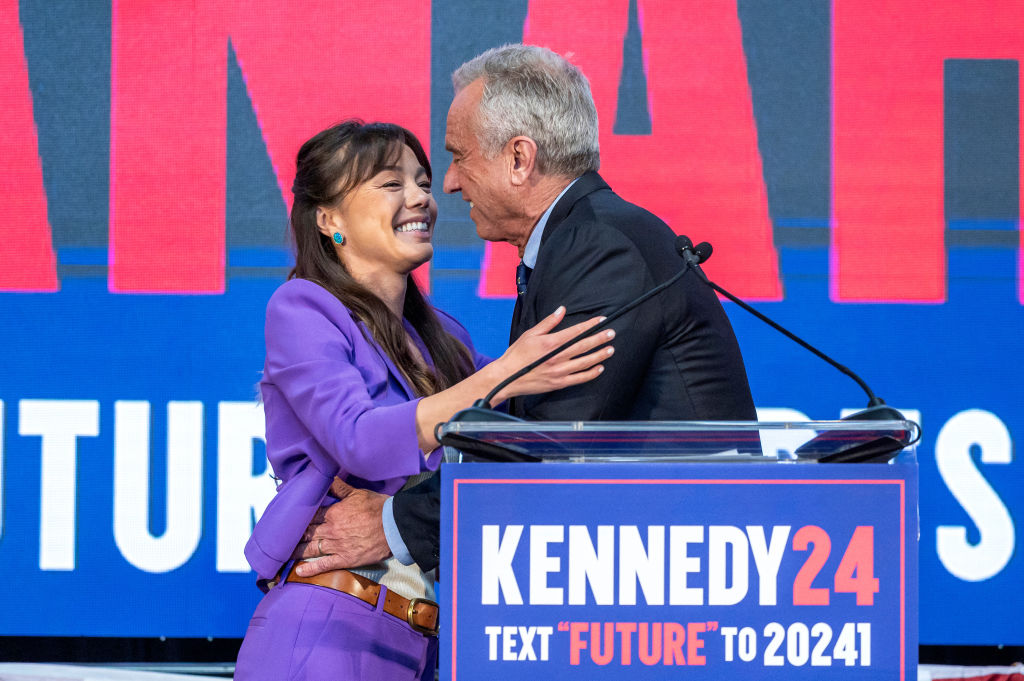 The happy couple. Credit: Getty
