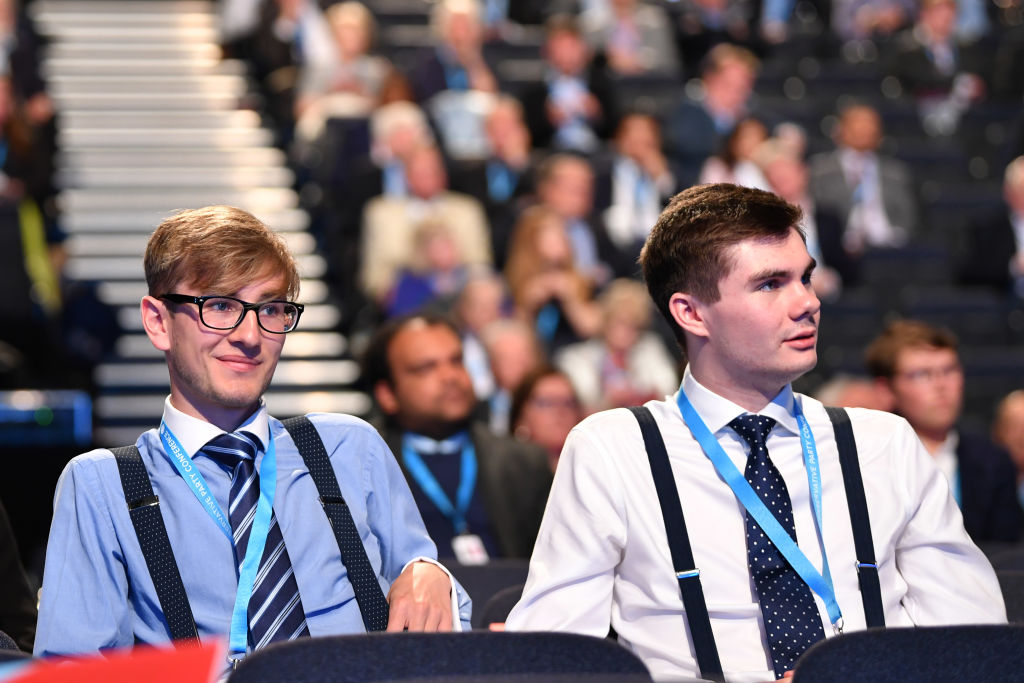 Young attendees at Conservative Party Conference. Credit: Getty