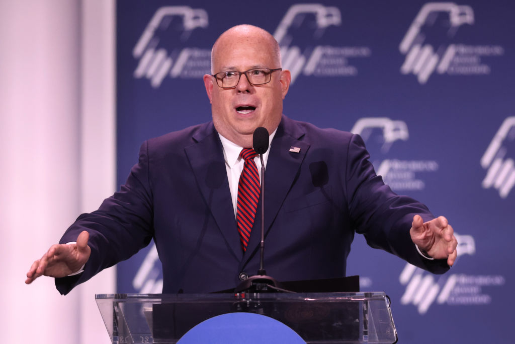Is Larry Hogan the new Joe Manchin? Credit: Getty