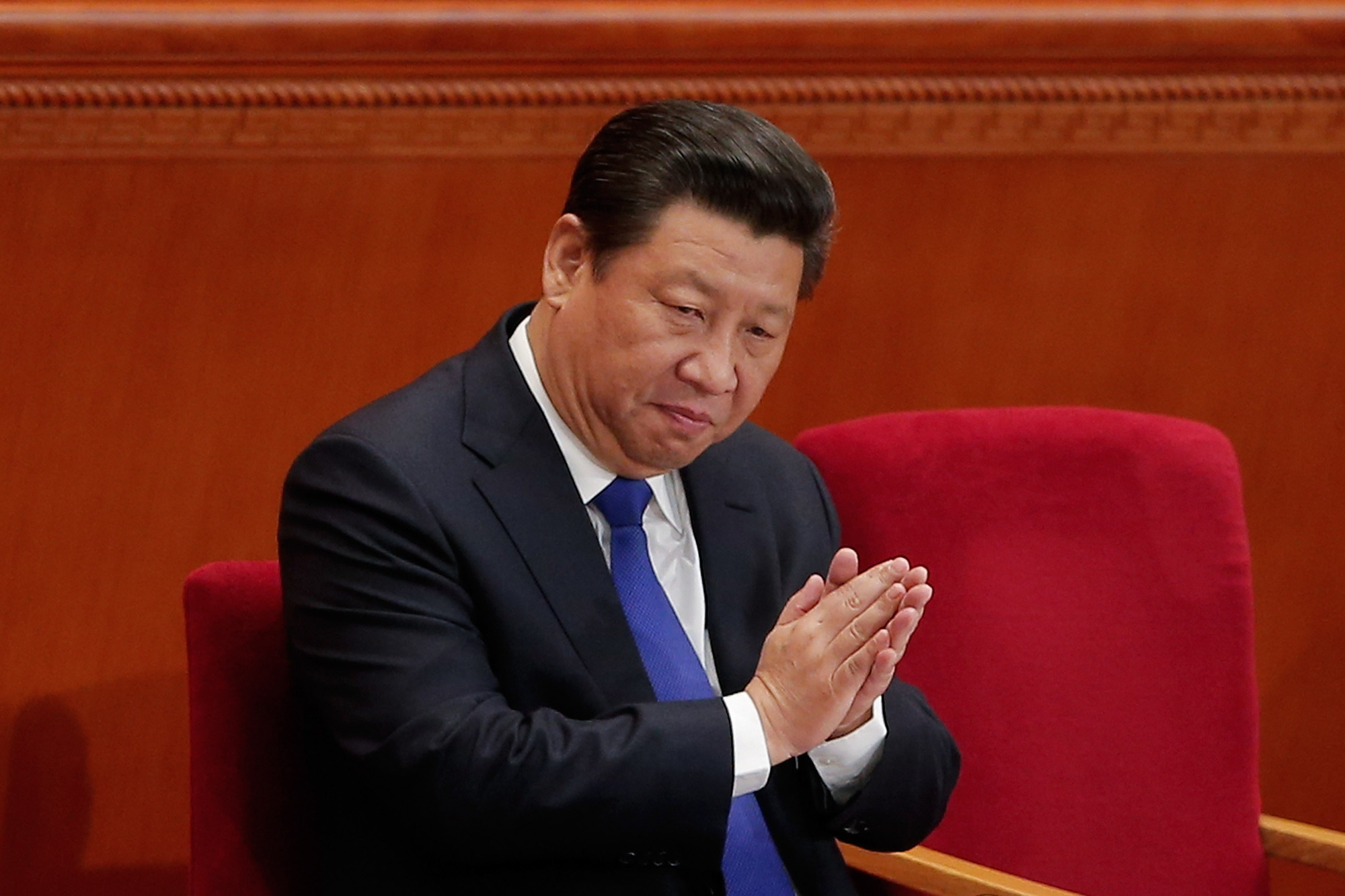 Xi Jinping could mimic Putin's playbook by exploiting strife in Taiwan. Credit: Getty