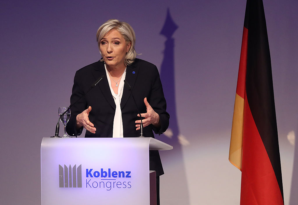 Marine Le Pen is cleaning up her party's brand. Credit: Getty
