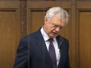 David Davis raises Lucy Letby verdict in Parliament