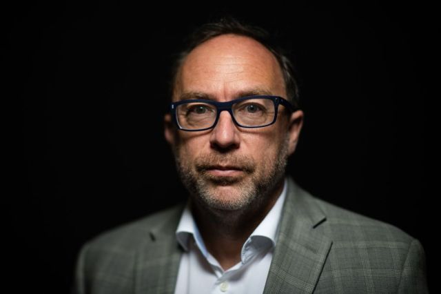 Wikipedia co-founder Jimmy Wales. Credit: Getty