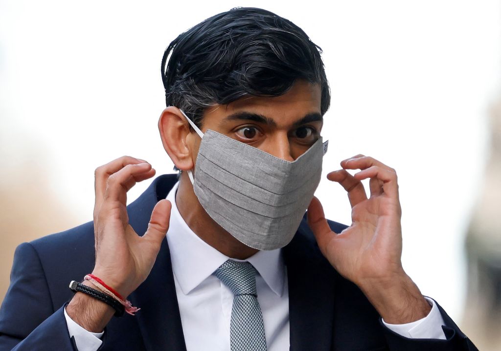 Mask off. Credit: Getty