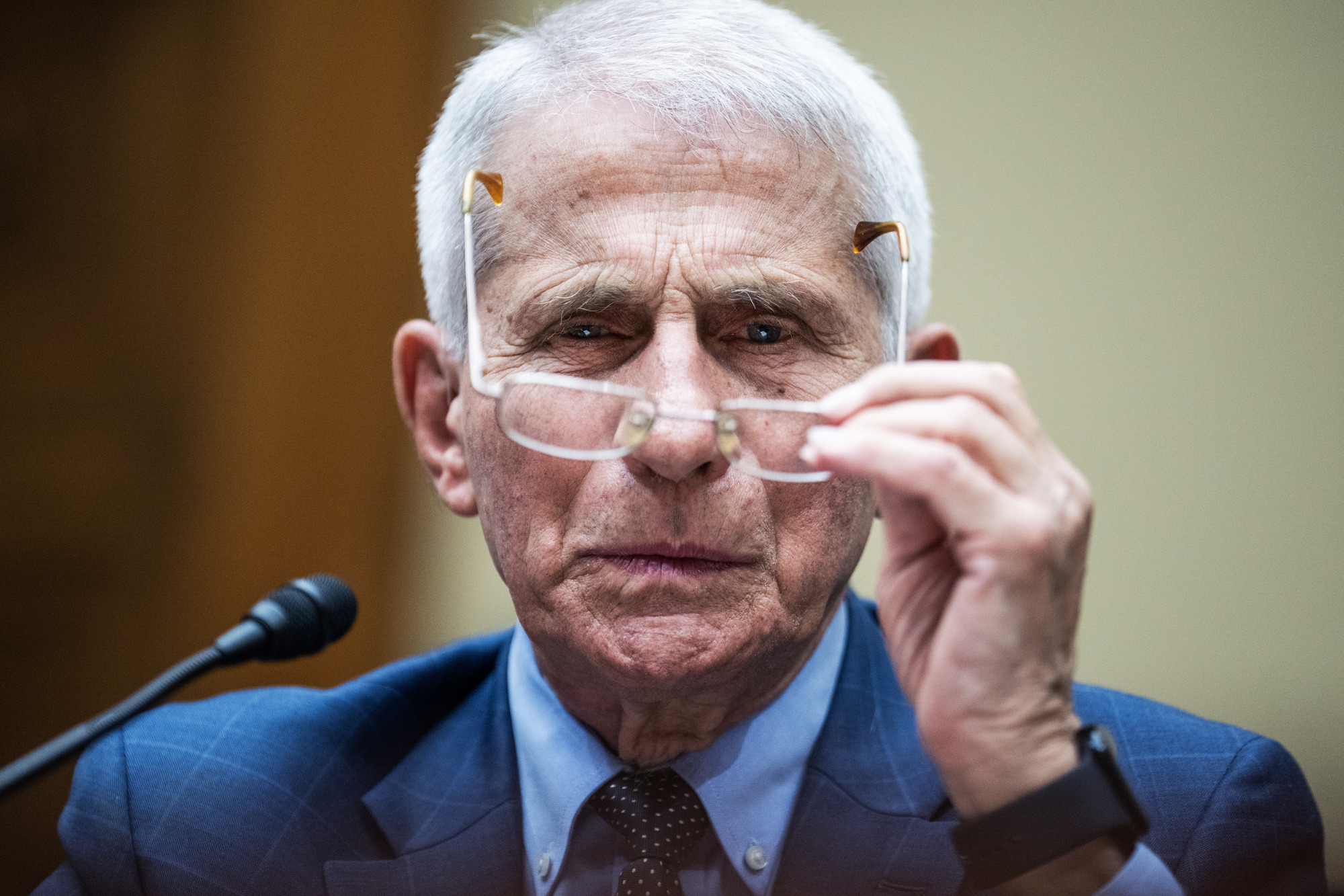 Fauci was under the political spotlight yesterday.
Credit: Getty 
