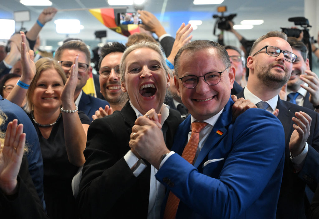 German Right triumphs on bloodbath night for ruling coalition