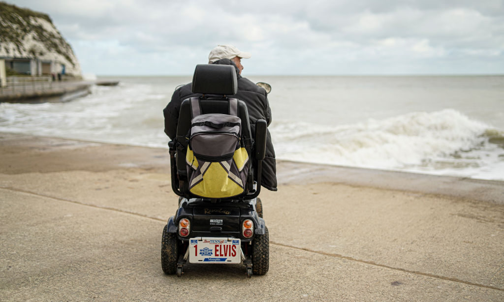 A local man pictured in Broadstairs, Thanet. Credit: Getty