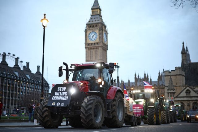 A New Deal for Farmers may not go far enough. (Photo by HENRY NICHOLLS/AFP via Getty Images)