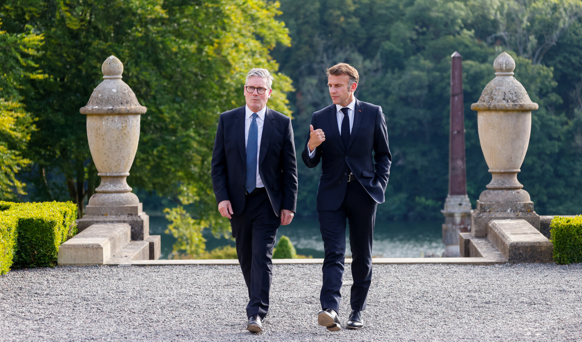 Keir Starmer risks getting sucked into a trade dispute. Credit: Getty