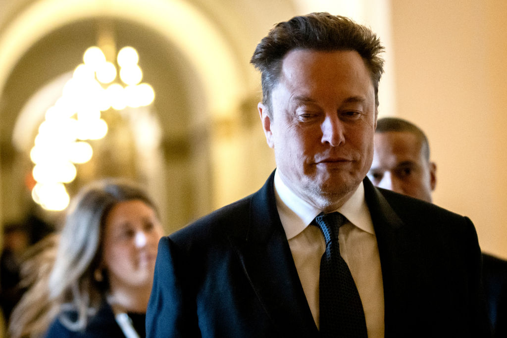 Musk has attacked what he views as the UK's censorious Government.  Credit: Bloomberg via Getty 