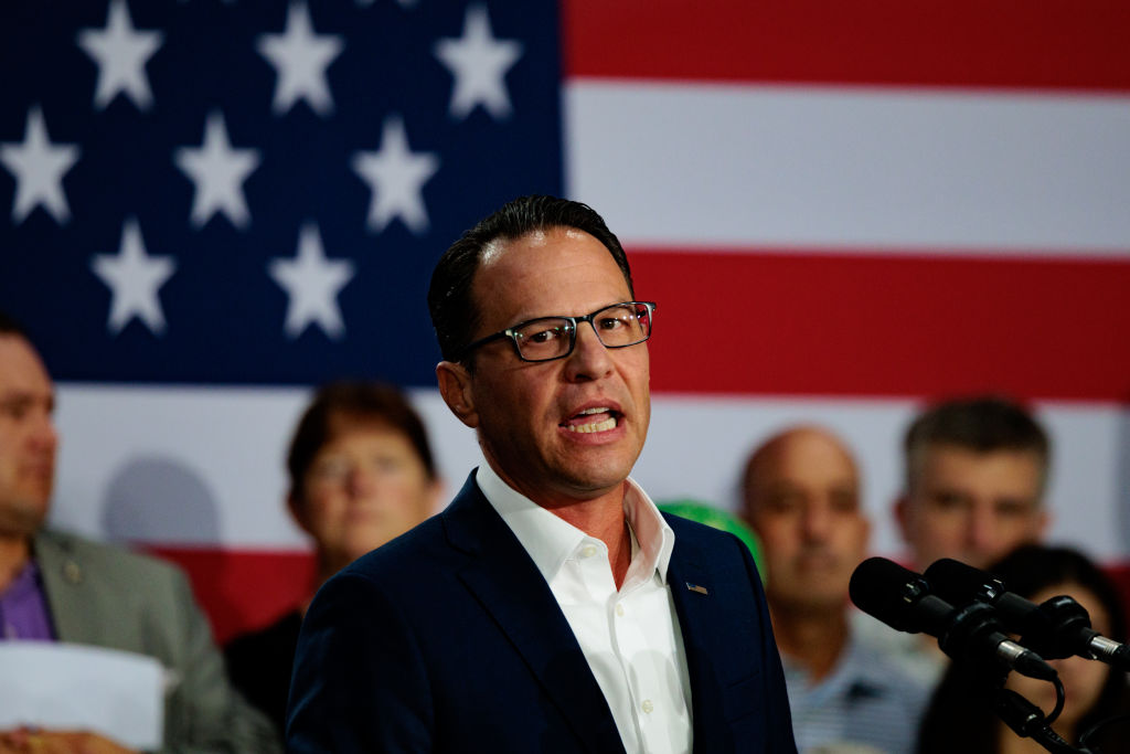 Between the pro-Palestine Left and the Trump Right, Harris-Shapiro are likely to win the centre. Credit: Getty