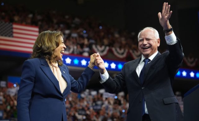 Harris reveals her choice of VP (Andrew Harnik/Getty Images)