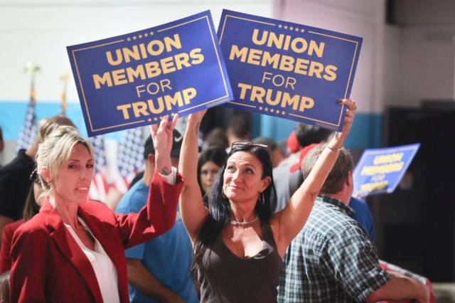 Can Trump flip the unions?
