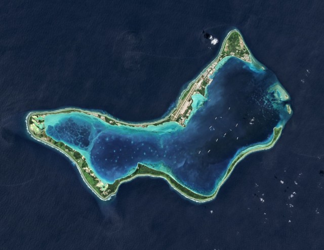 Diego Garcia, the largest of the islands in the Chagos Archipelago. Credit: Getty