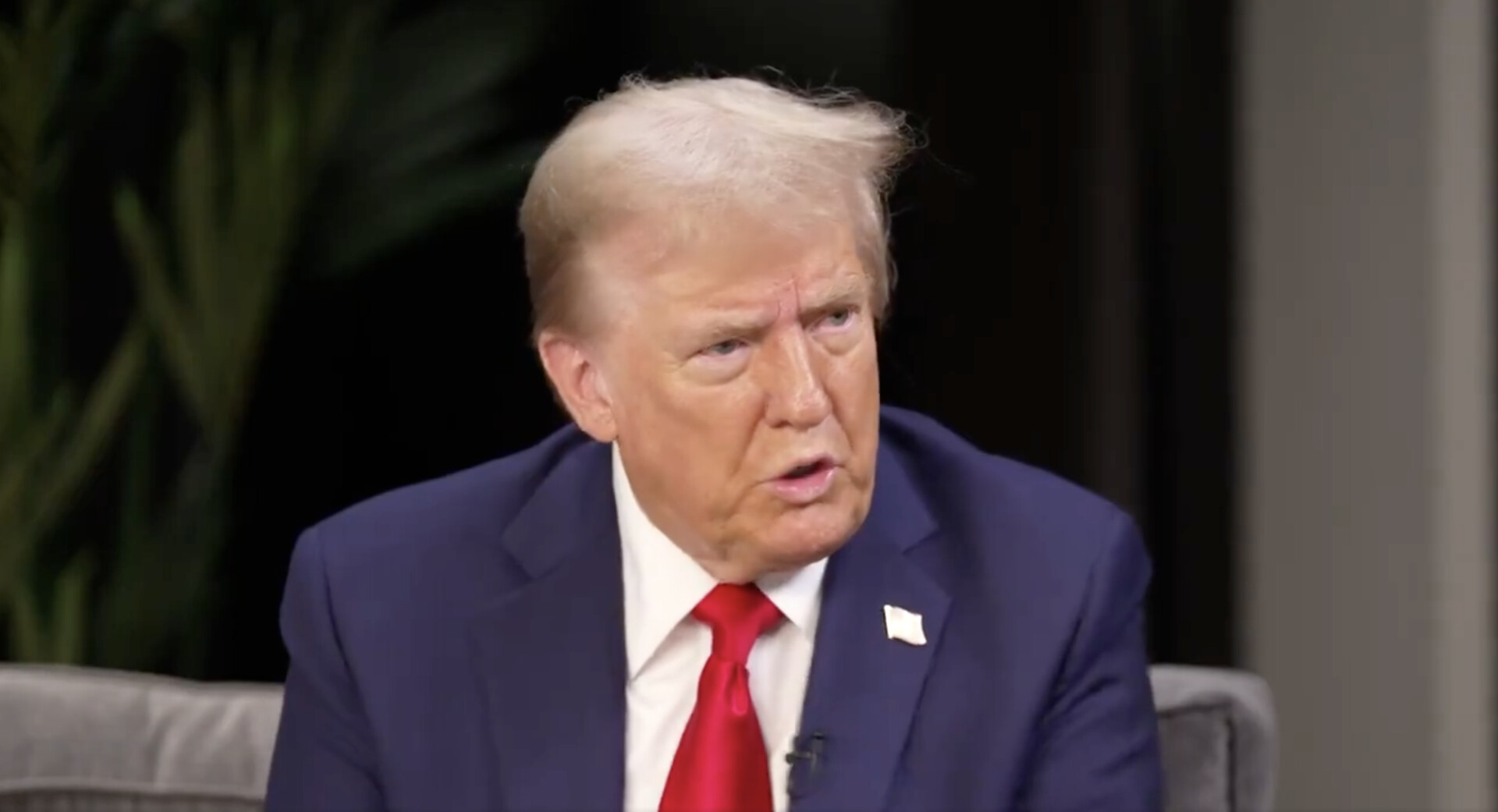 Trump is campaigning as a foreign policy dove. Credit: Andrew Schulz/X