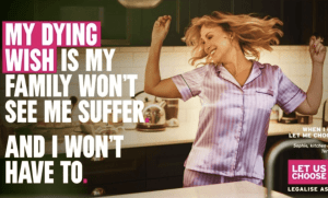 Assisted dying should not be promoted on Tube adverts