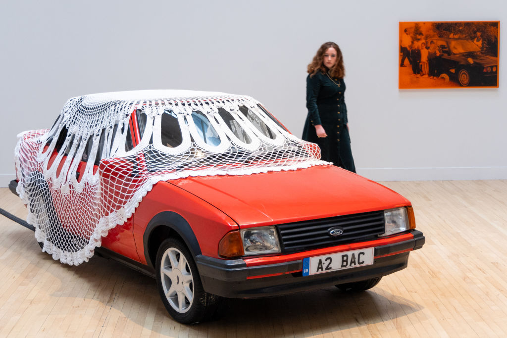 'Sociomobile' by Jasleen Kaur exhibited at Tate Britain. Credit: Getty