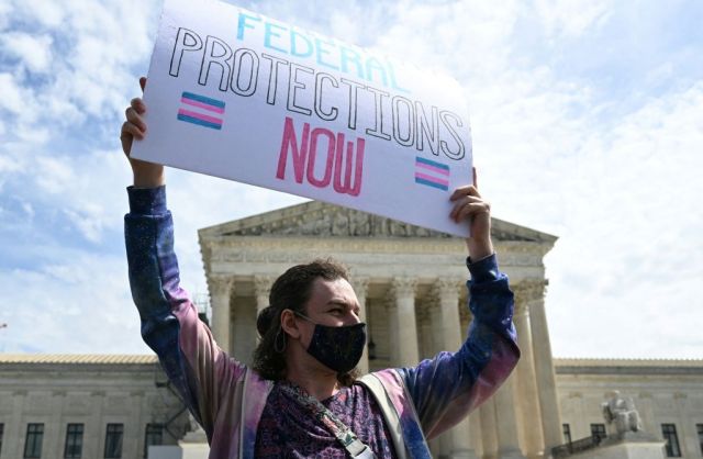 Protests from the trans lobby won't change the direction of travel. Credit: Getty