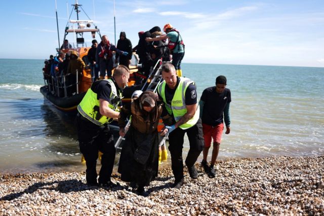 The number of migrants coming to the UK in small boats increased by a quarter last year. Credit: Getty
