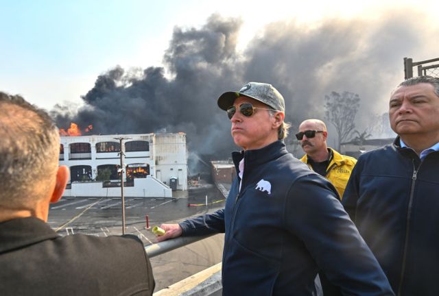 The California Governor is feeling the heat. Credit: Getty