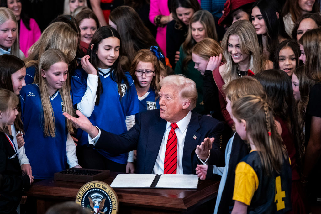 Feminist-in-chief? Credit: Getty